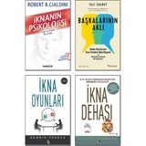 MediaCat Kitapları İknanın Psikolojisi + Robert Cialdini + İkna Oyunları + Henrik Fexeus + İkna Dehası + Stuart Diamond + Başkalarının Aklı + Tali Sharot – 4 Kitap Set