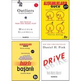 Mediacat Kitapları – Outliers / Malcom Gladwell + Alışkanlıkların Gücü + Yeni Dünyada Daha Akıllı Hızlı Başarılı / Charles Duhigg + Drive / Daniel Pink - 4 Kitap Bireysel Gelişim Seti