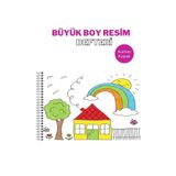mediart 23x33 Resim Defteri, Büyük Boy Resim Defteri, 15 Yaprak, 23*33 Karton Kapak Resim Defteri