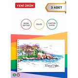 Mediart 35 x 50 cm Resim Defteri 3 Adet Büyük Boy Resim Defteri Resim Defteri 15 Yaprak Ölçü: 35*50