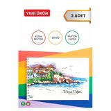 Mediart 35*50 Resim Defteri, Büyük Boy Resim Defteri Resim Defteri,15 Yaprak, Ölçü: 35*50 - 3 Adet S