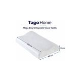 MEDICAFORM Altın Visco Ortopedik Yastık 60x40 cm Antibakteriyel Pamuk Polyester Dış Materyal - 60 x 40 cm