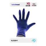 Medicalx Koyu Mavi Mor Pudrasız Nitril Muayene Eldiveni 100 Lü Paket XSMALL
