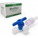 Mediflex 3 Yollu Iv Musluk 50 Li Pket (Three Way Stop Cock) Steril Tek Kullanımlık Medikal Ekipman - Standart