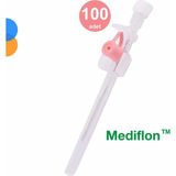 Mediflon Branül (Intraket) Pembe 20G 100 Lü Kutu