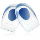 MediGel MG03 Silikon Topuk Desteği, Ortopedik Topuk Pedi, Şok Emici Jel Tabanlık (41-46 (Large-Xlarge))