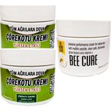 Medigeni Çörek Otu Kremi Orta Boy 100 ml Krem + Bee Cure Krem 150 ml / Sırt Bel Kas Diz Dirsek Iskelet Agrilarina Masaj Seti - 1Paket