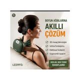 Medigeni Gerçek El Hissi ile Yoğurma Yapan Isıtmalı Masaj Aleti, Şarjlı El Hissiyatlı Avuç Içi Kızılötesi Isıtmalı Boyun Omuz ve Sırt Masaj Aleti - Turuncu