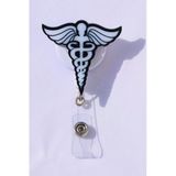 Medikal Tıp Doktor Desenli Yoyo Yaka Kartlığı Aks-Yky-029
