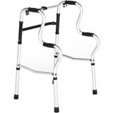 Medikalcim Kademeli Alüminyum Walker KY962L - Siyah - 100 cm