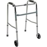 Medikalcim PR-441 Alüminyum Tekerlekli Walker - Siyah - 100 cm