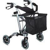 Medikalcim Rollator - 4 Tekerli Rollator - Siyah - 100 cm