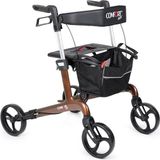 Medikalcim Spırıt X4 Brown Carbon Fiber Rolatör Yürüteç
