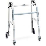 Medikalcim Walker Dört Tekerlekli Frenli Katlanır Hasta Yürüteç - Siyah - 100 cm