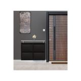 Medikaltec 2+2 Metal Ayakkabılık (Siyah) | Dar Alanlar İçin Akıllı Çözüm