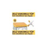 Medikaltec 50 Adet Kan Alma Tüpü, Vakumlu Jelli, Sarı Kapak 5ml 13x100mm, Bd Vacutainer Sst 2 Advance Plus