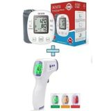 Medikaltec Ac-9080 Koldan Ölçer Tam Otomatik Tansiyon Aleti + Ac-9270 Dijital Temassız Ateş Ölçer