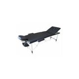 Medikaltec Katlanabilir 3Parçalı Metal M - Medikaltec Katlanabilir 3Parçalı Metal Masaj Masası, Çanta Tipi Masaj Ve Tedavi Yatağı Siyah