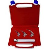 Medikaltec Laringoskop 3 Blade Macintosh Eğri Blade 3 Bıçaklı Laringaskop Set