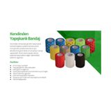 Medikaltec Octacare Kendinden Yapışkanlı Bandaj Koban Bandaj 10 Cm X 4,5 M Kırmızı Renk 1 Adet