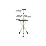 Medikaltec Oturaklı Baston 74 Oturaklı Baston (Yüksekliği Ayarlanır)