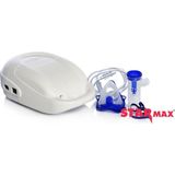 Medikaltec Starmax F400 Kompresörlü Nebulizatör Cihazı (Orjinal Italyan Üretimi) - Orta Boy - Beyaz - Siyah