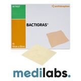 Medilabs Bactigras Klorheksidinli Steril Tül Sargı Yapışmaz Yara Örtüsü 10 cm x 10 cm 10 Adet