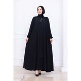 Medine Ipeği Mevlana Ferace Siyah - 50