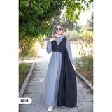 Medine Ipek Elbise 1991 - Gri - 48