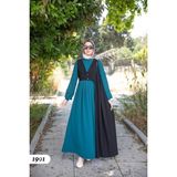 Medine Ipek Elbise 1991 - Yeşil - 38