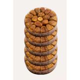 Medine Kasim Sukkari Rutab Duble Taze -Yaş Hurma 2,5Kg Tabak Hurma Yumuşak 500Gr*5 Paket Set
