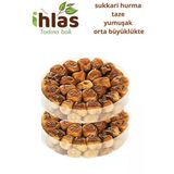 Medine Yaş Hurma 2X500g Sukkeri Doğal Yumuşak Tabak Hurması Ramazan İftar