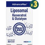 Mediniti Advancemax Lipozomal Resveratrol Glutatyon 3x30 Kapsül