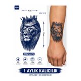 medink tattoo 1 Ay Kalıcı 24 Saat Sonra Kararan Aslan Geçici Dövme Tattoo sticker yapıştırma