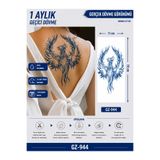medink tattoo 1 Ay Kalıcı Sonradan Kararan 11X 18 cm Anka kuşu model geçici dövme tattoo sticker