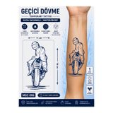 medink tattoo 1 Ay Kalıcı Sonradan Kararan 11X 18 cm Motorsiklet model geçici dövme tattoo sticker