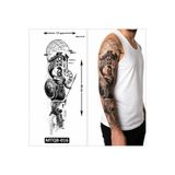 medink tattoo 2 Hafta kalıcı Yunan Mitolojisi Realistic Görünüm Kol Bacak Geçici Dövme Tattoo Sticker
