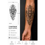 medink tattoo Gerçekçi Anubis Model Geçici Kol Bacak Geçici Sticker Yapıştırma Dövme