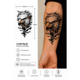 medink tattoo Gerçekçi Bulut ve Kartal Model Geçici Kol Bacak Geçici Sticker Yapıştırma Dövme