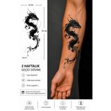 medink tattoo Gerçekçi Dragon Model Geçici Kol Bacak Geçici Sticker Yapıştırma Dövme