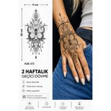 medink tattoo Gerçekci Geçici Mandala ve Kelebek Dövme Etiket Kadın Erkek Kol Bacak