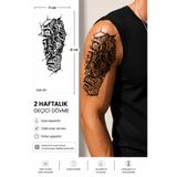 medink tattoo Gerçekci Makine Dişli Çark Geçici Kol Bacak Geçici Sticker Yapıştırma Dövme