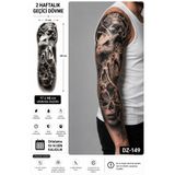 medink tattoo Gerçekçi Tam kol Kaplama Model Geçici Kol Bacak Geçici Sticker Yapıştırma Dövme