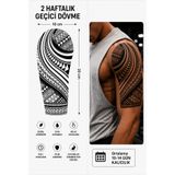 medink tattoo Tattoo Gerçekçi 3D Maori Model Geçici Kol Bacak Geçici Sticker Yapıştırma Dövme