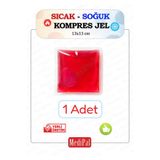 Medipal 1 Adet Termojel - Kırmızı - Sıcak Soğuk Kompres Jel - Buz Paketi - Cold Pack