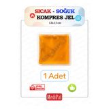MediPal 1 Adet Termojel - Turuncu - Cold Pack - Buz Paketi - Sıcak Soğuk Kompres Jel