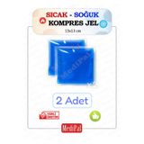 MediPal 2 Adet Termojel - Mavi - Cold Pack - Buz Paketi - Sıcak Soğuk Kompres Jel