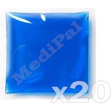 Medipal 20 Adet Termojel - Mavi - Sıcak Soğuk Kompres Jel - Çok Amaçlı Termojel - Cold Pack - 13x13 cm
