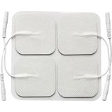 Mediplus 5x5 Tens Elektrodu 1 Paket 4 Adet Kendiliğinden Yapışkanlı ve Kablolu