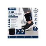 MEDİRO 2 Adet 3 KG METAL Ağırlık Seti-El Ayak Bilek Ağırlığı-Ayarlanabilir Ağırlık Gramajları
